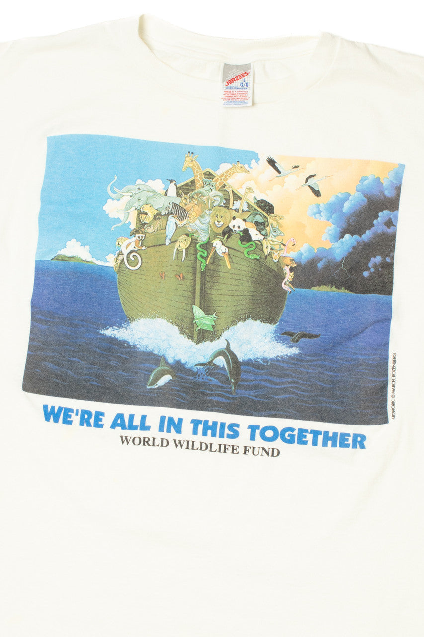 Vintage "We're All In This Together" WWF T-Shirt