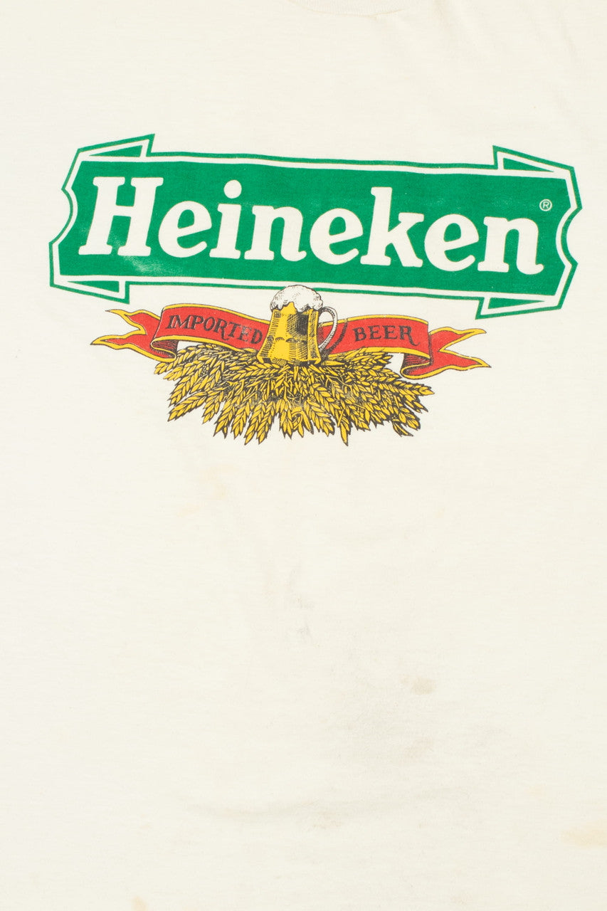 Vintage Heineken Imported Beer Logo T-Shirt