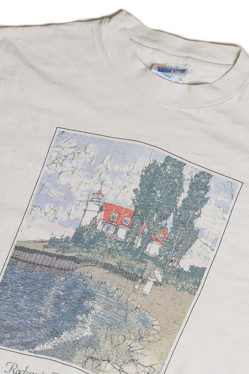 Vintage Rockport, Massachusetts Lighthouse T-Shirt