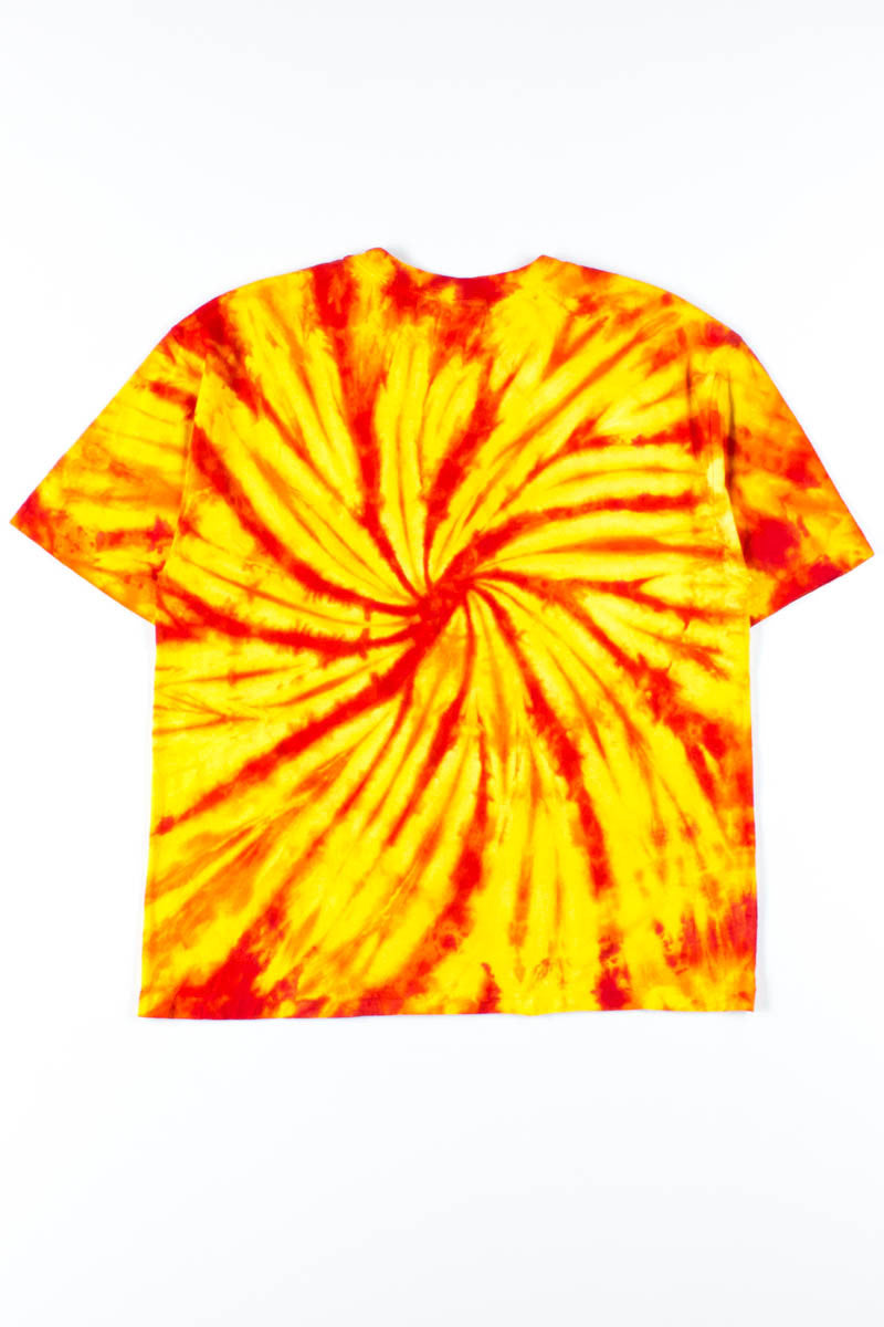 Fire Swirl Party Invitation Tie Dye Tee