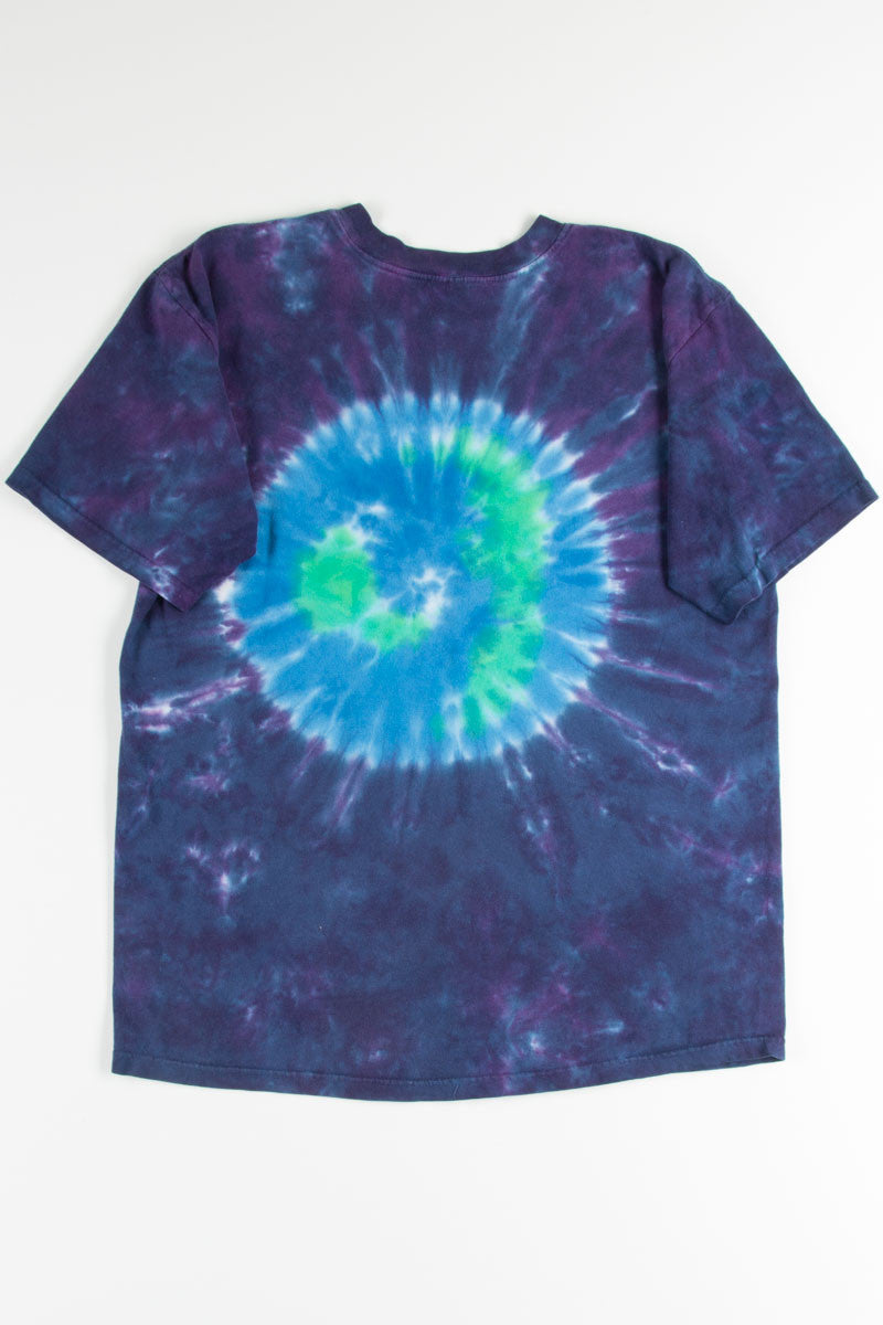 Blue Circle Tie Dye T-Shirt