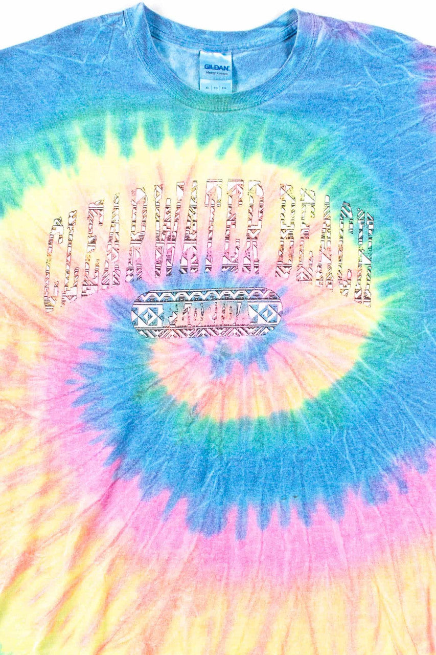 Clearwater Beach Tie Dye T-Shirt