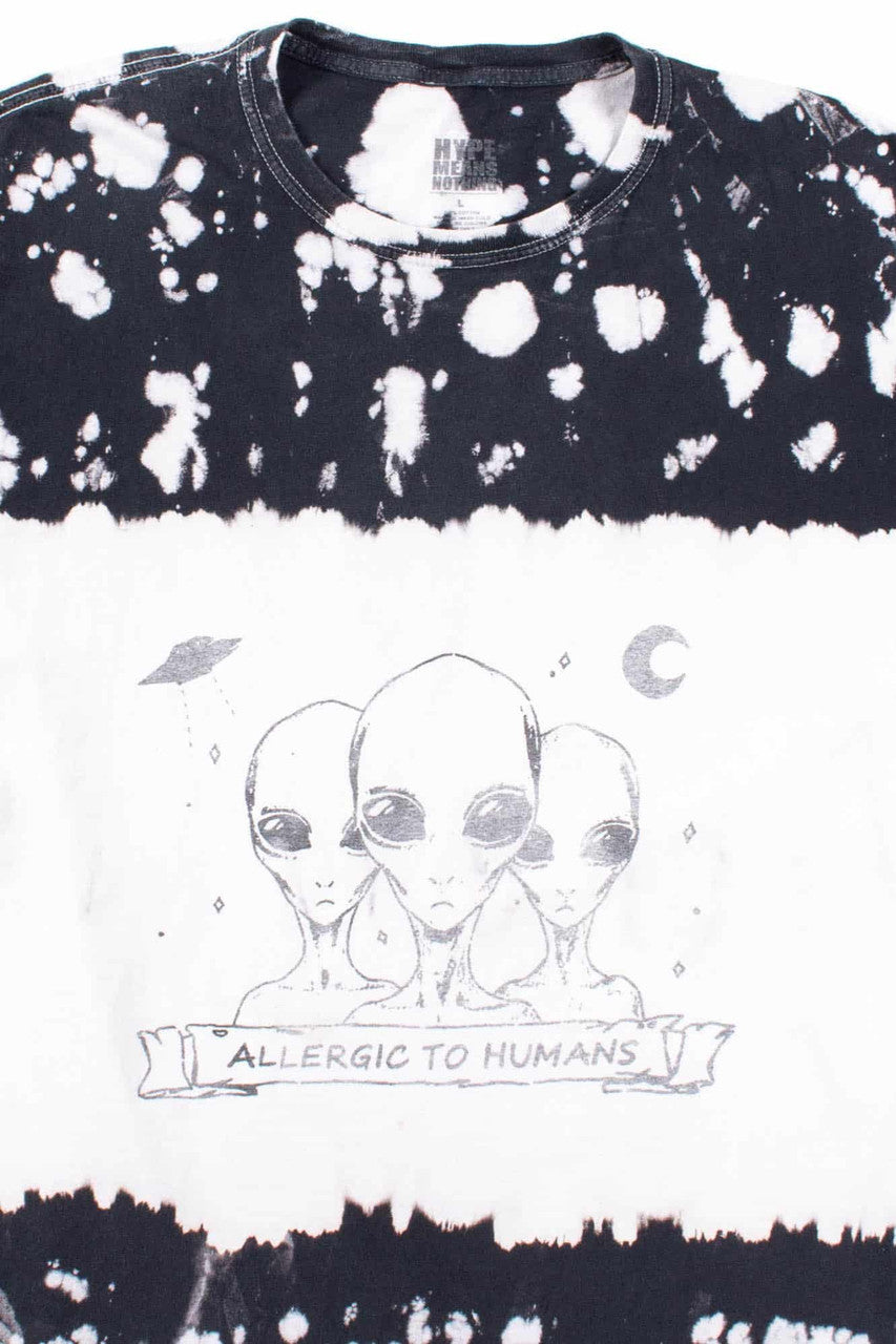 Allergic To Humans Tie Dye T-Shirt