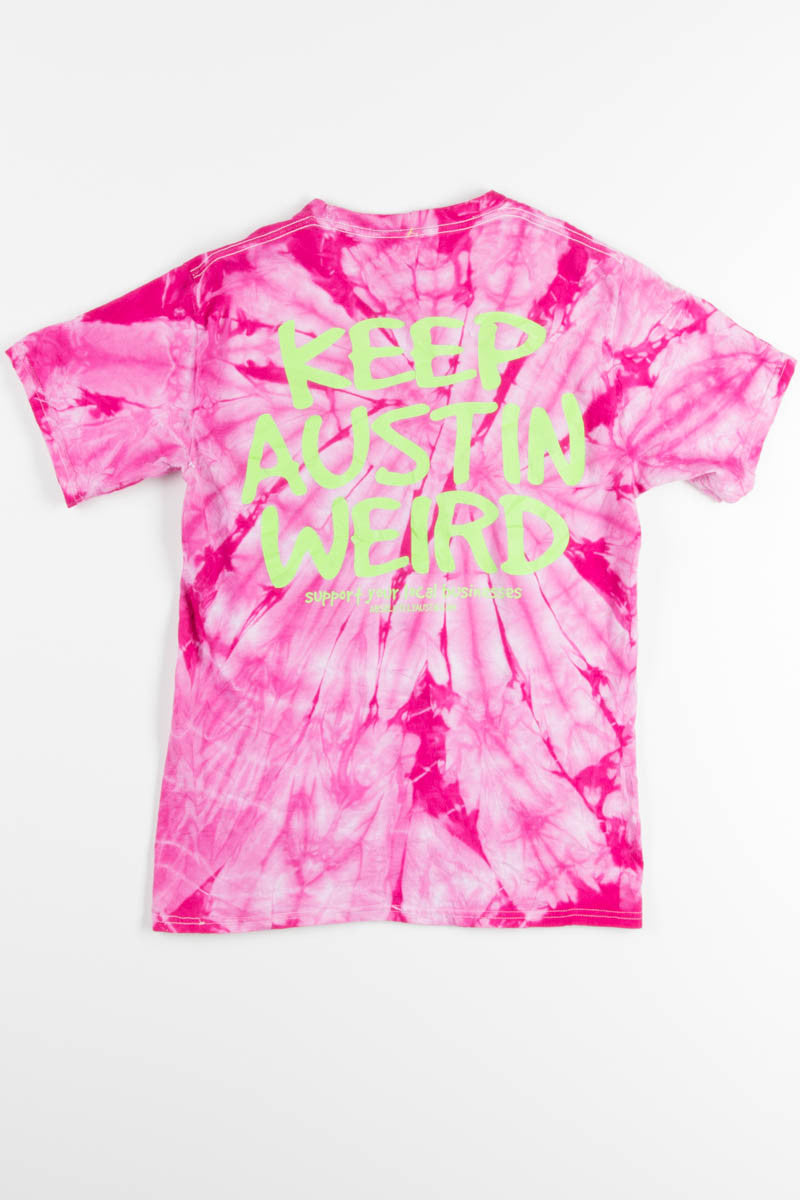 Keep Austin Weird Tie Dye Tee 1