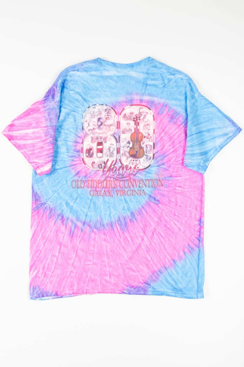 Old Fiddler's Convention 2015 Tie Dye T-Shirt