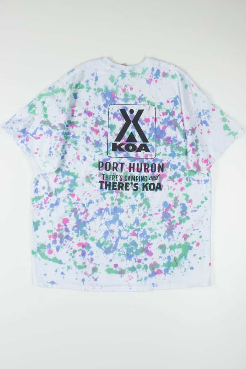 Port Huron Koa Splatter Tie Dye T-Shirt