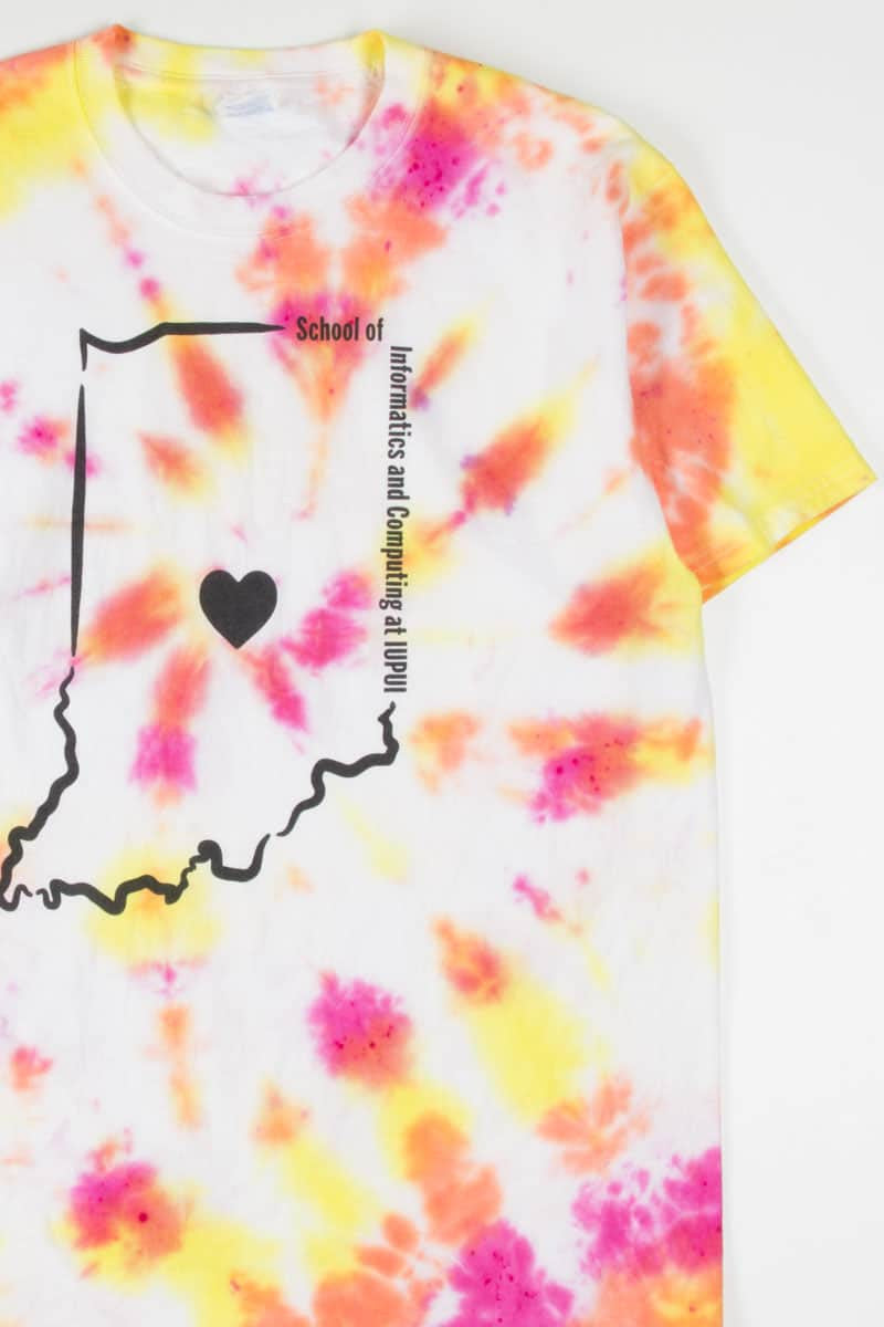 Informatics & Computing At IUPUI Tie Dye T-Shirt