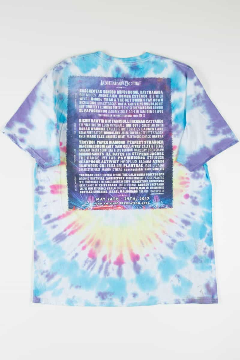 Lightning In A Bottle 2017 Tie Dye T-Shirt