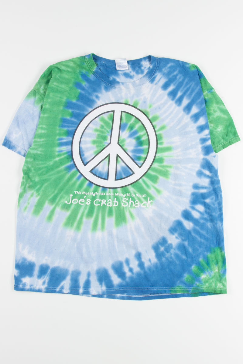 Blue & Green Joe's Crab Shack Tie Dye Tee