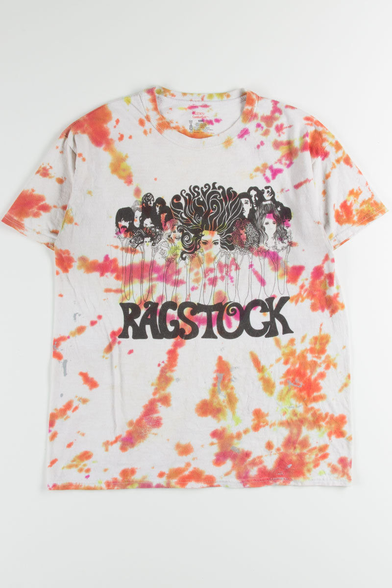 Ragstock Forest People Print Tie Dye T-Shirt
