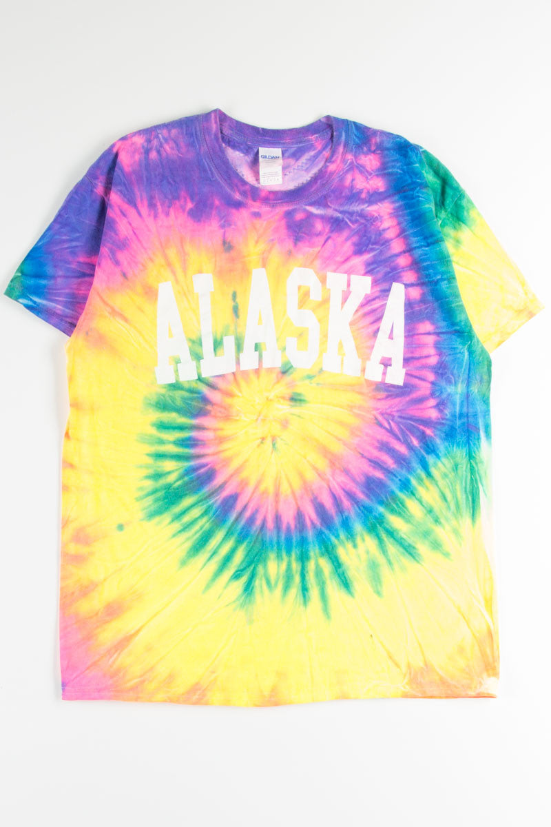 Neon Alaska Tie Dye T-Shirt
