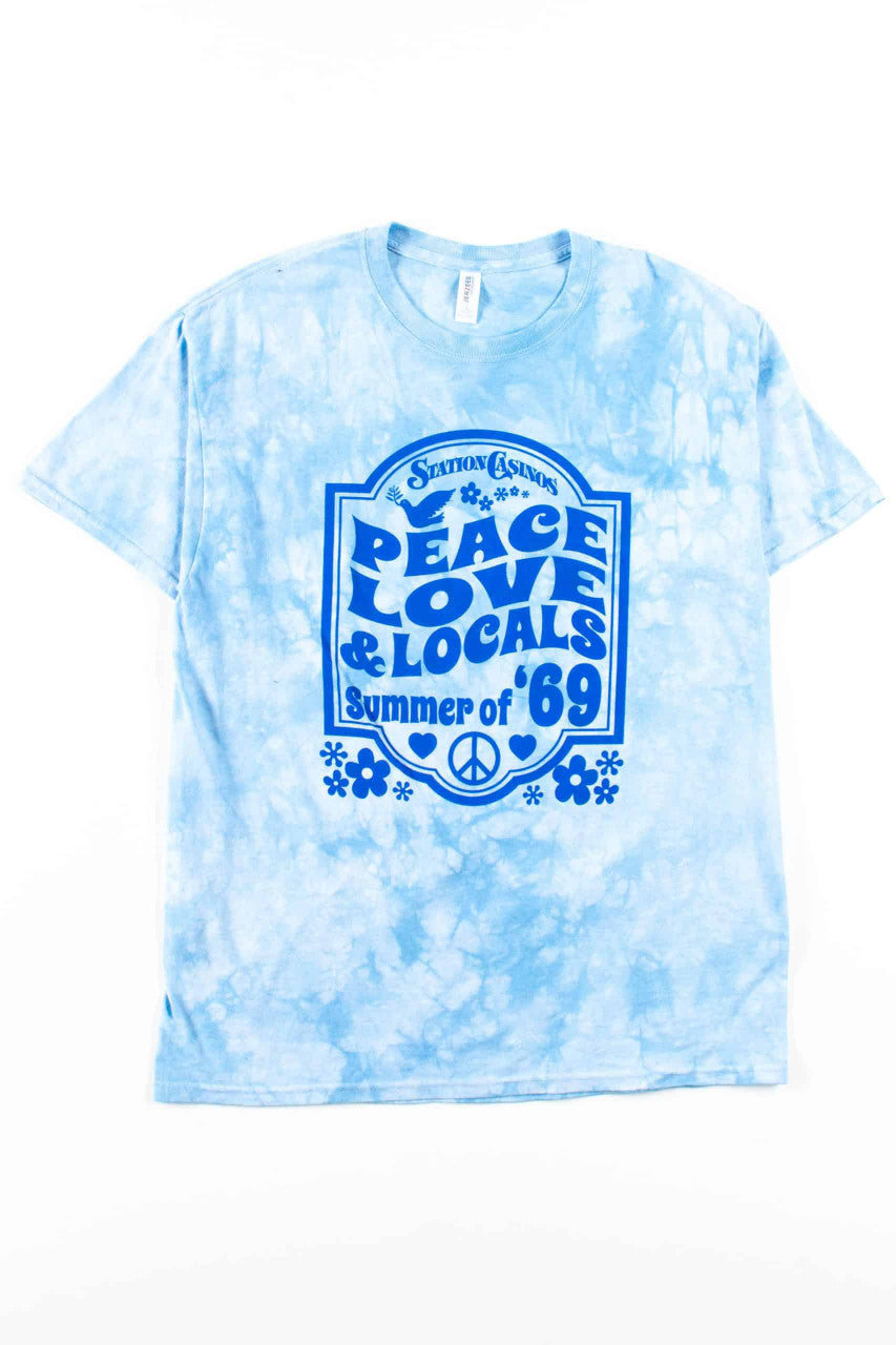 Peace, Love, & Locals Tie Dye T-Shirt