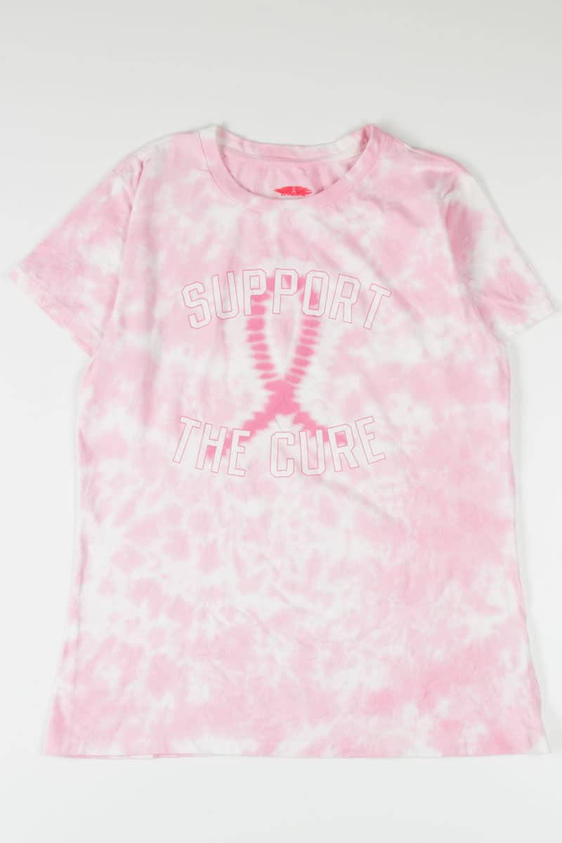 Support the Cure Breast Cancer Tie Dye T-Shirt