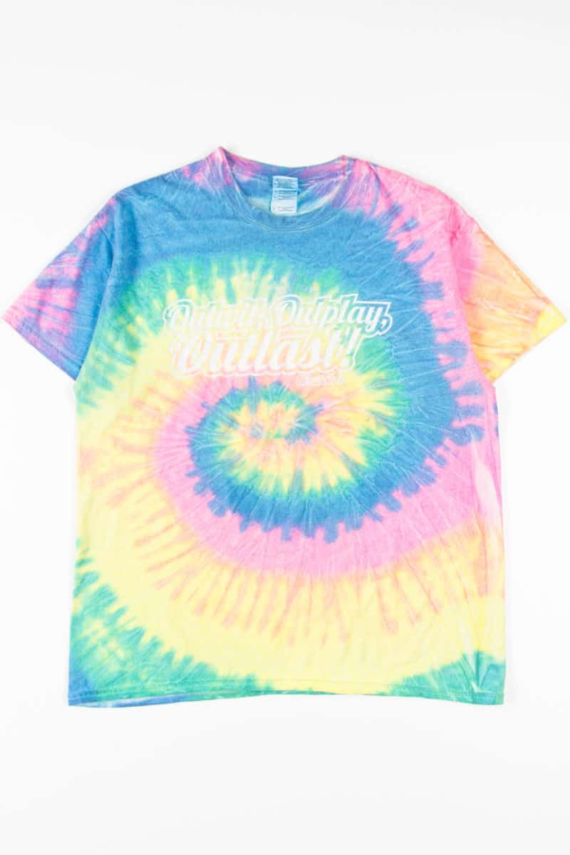 Out Wit, Out Play, Out Last! Tie Dye T-Shirt