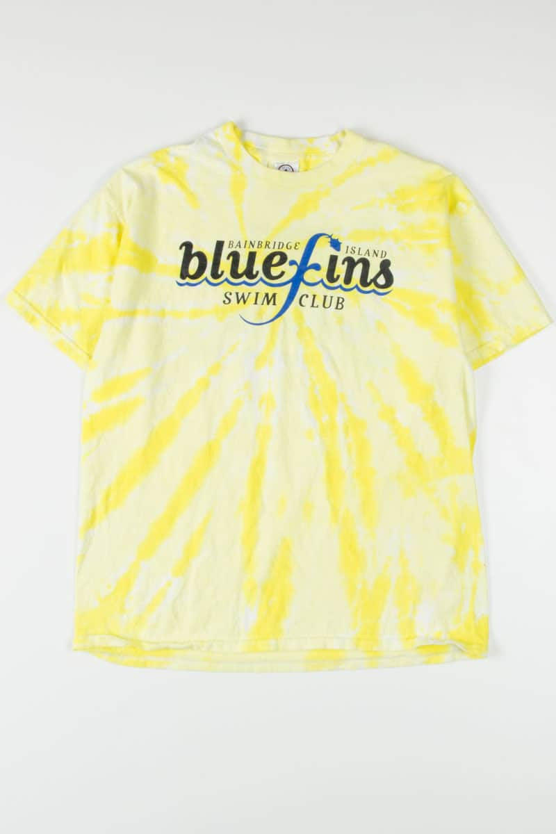 Blue Fins Swim Club Tie Dye T-Shirt