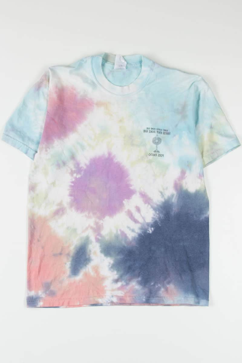 Holy Angels Catholic Church Retreat Tie Dye T-Shirt