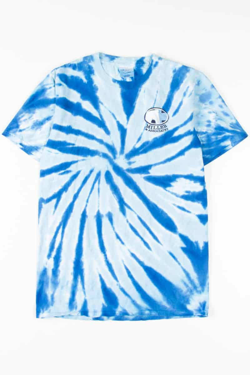 Embroidered Miller & Associates Tie Dye T-Shirt