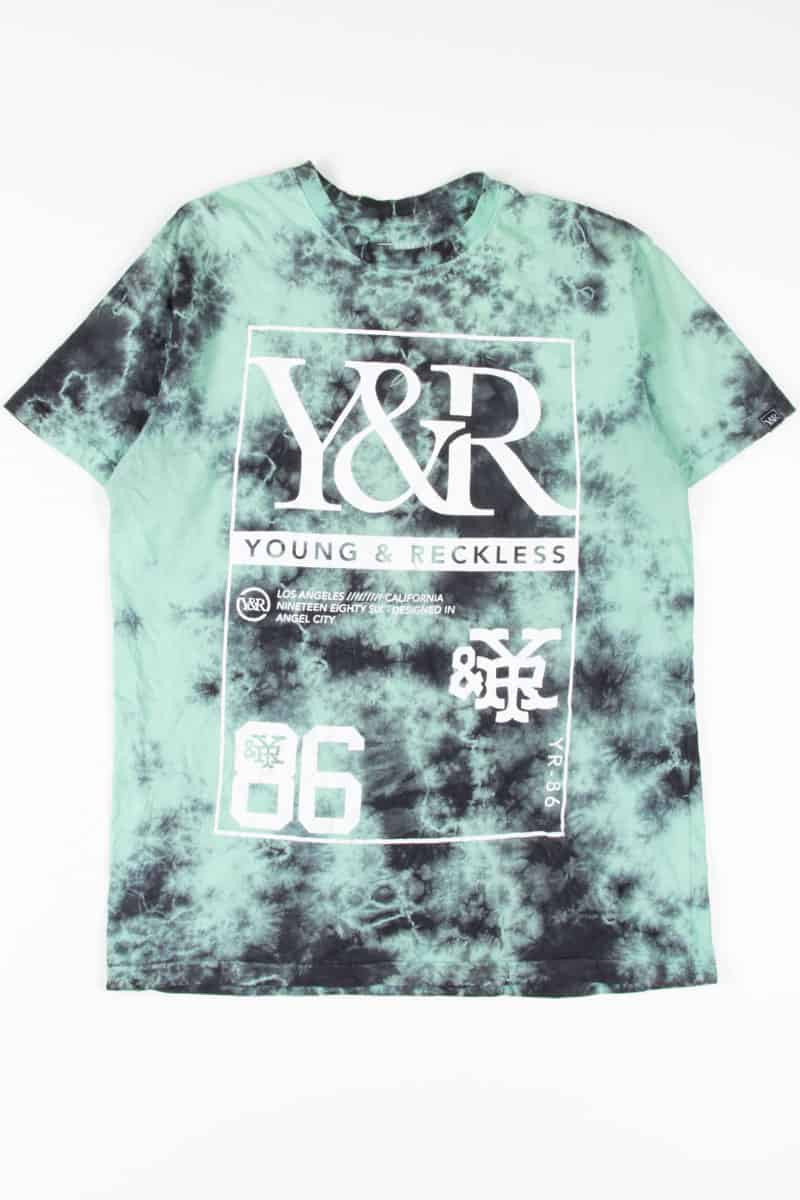 Green Y&R Tie Dye T-Shirt