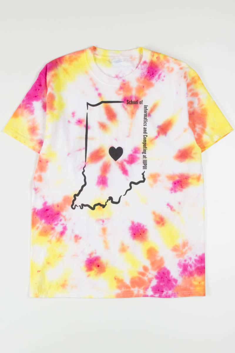 Informatics & Computing At IUPUI Tie Dye T-Shirt
