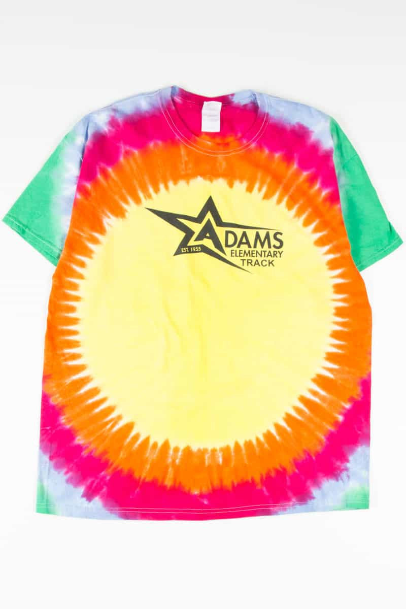 Adams Elementary Track Tie Dye T-Shirt