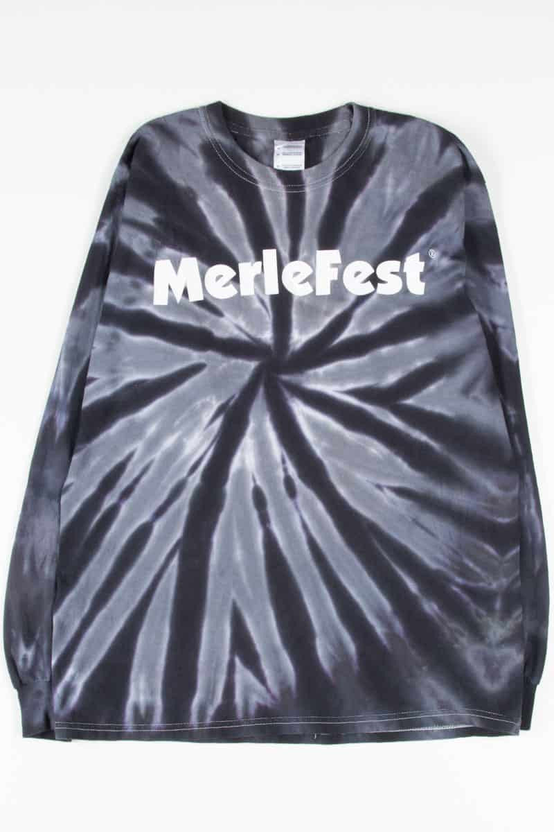 Merlefest Long Sleeve Tie Dye T-Shirt
