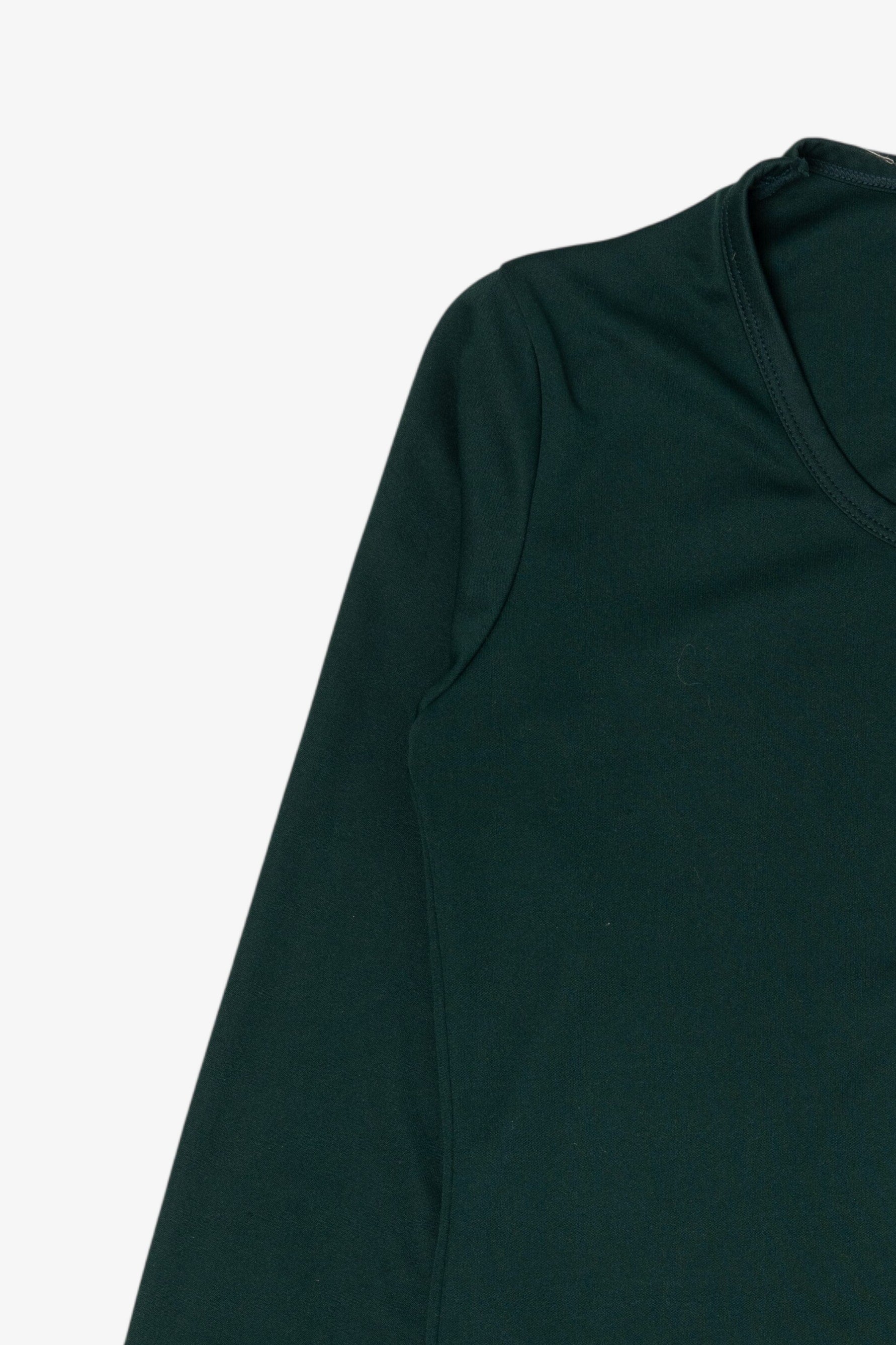 Vintage Emerald Long Sleeve Stain Like Shirt (1990s)