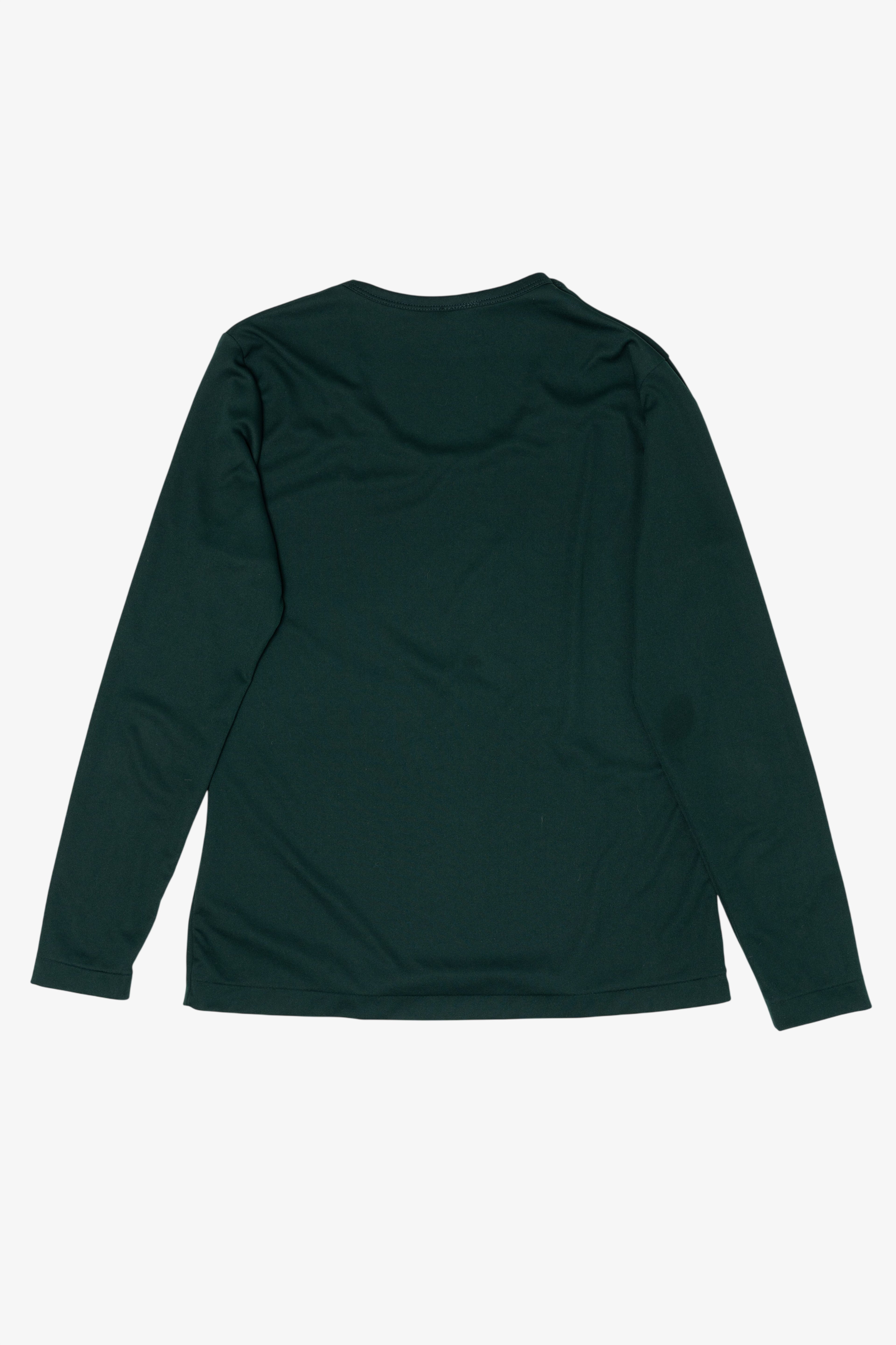Vintage Emerald Long Sleeve Stain Like Shirt (1990s)