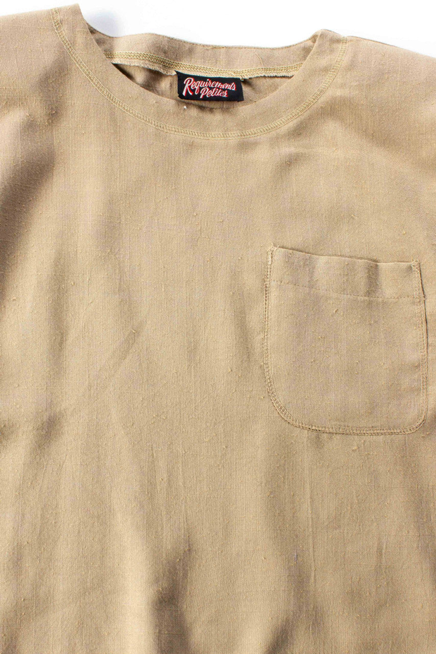 Boxy Textile T-Shirt Blouse