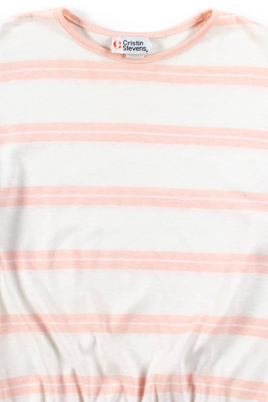 Vintage Cristin Stevens Striped Tee Top