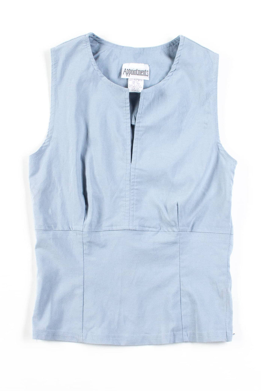 Vintage Appointments Sleeveless Stretch Top