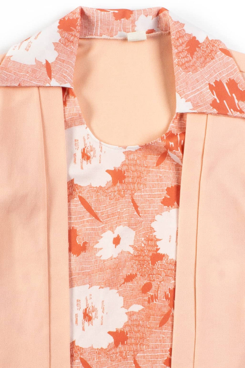 Vintage Layered Floral Blouse