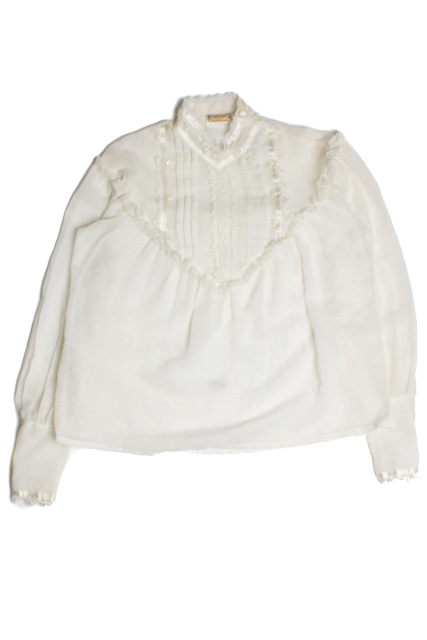 Vintage Jessica's Gunnies Gunne Sax Top (1970s) 632
