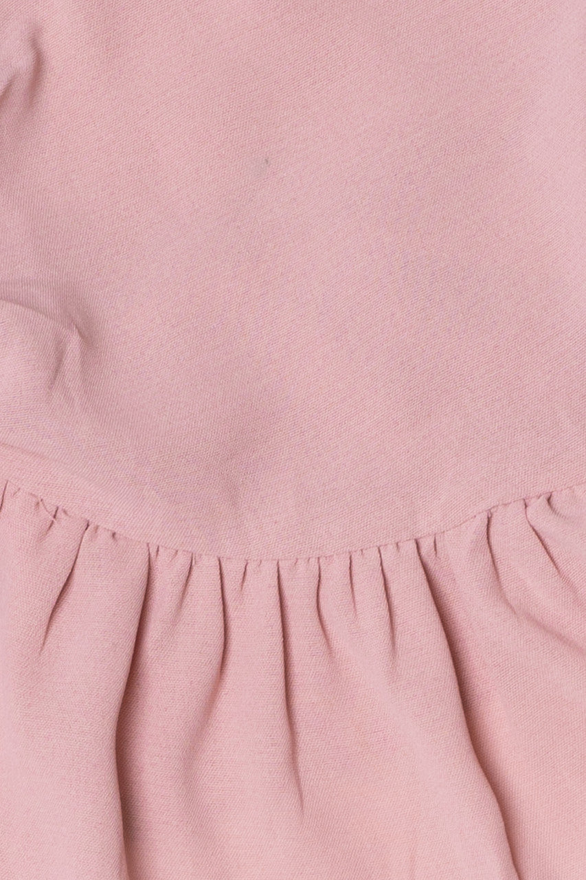 Recycled Tie Front Cropped Tank Top