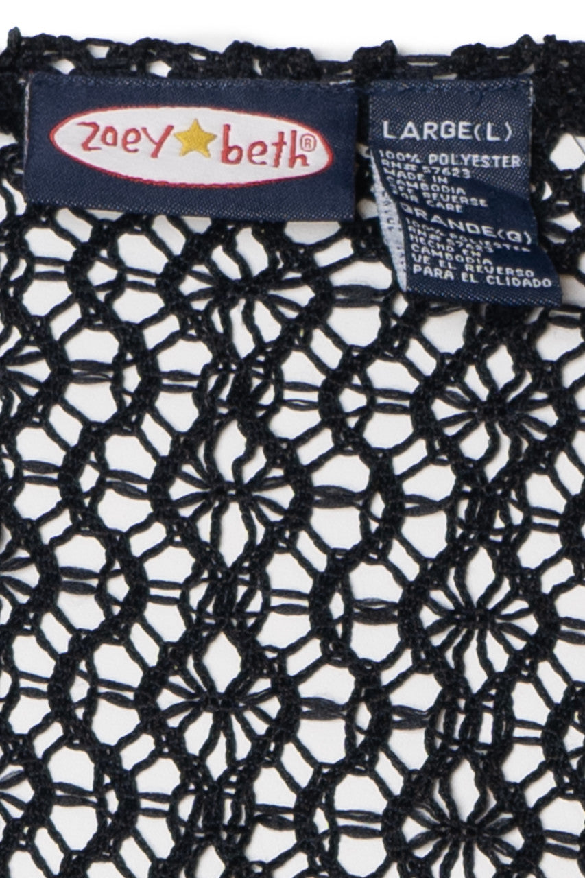Vintage Crochet Zoey Beth Shrug Crop Top
