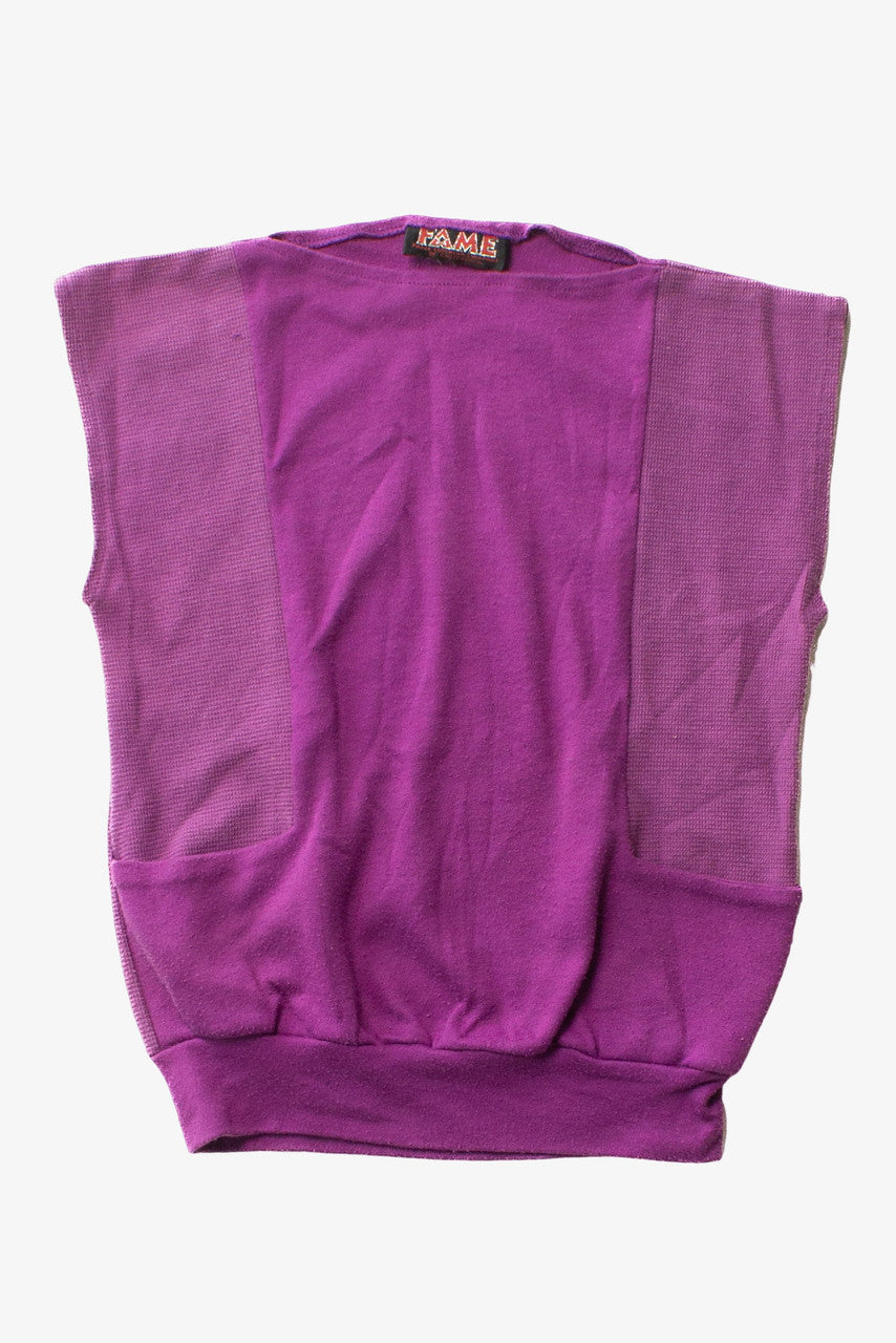 Vintage Fame Sleeveless Pocket Top (1980s)