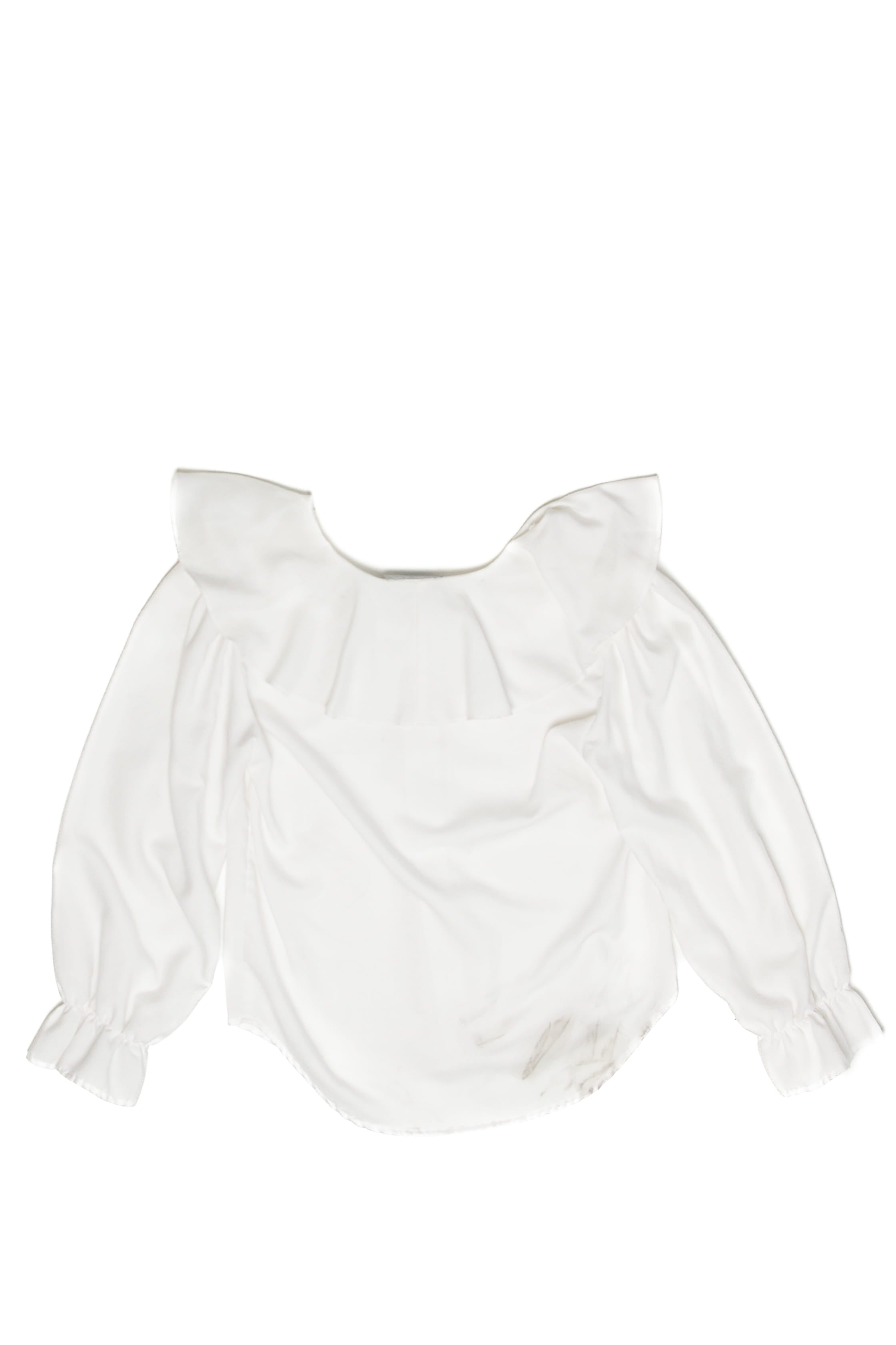 Vintage Whiskers Ruffled Top