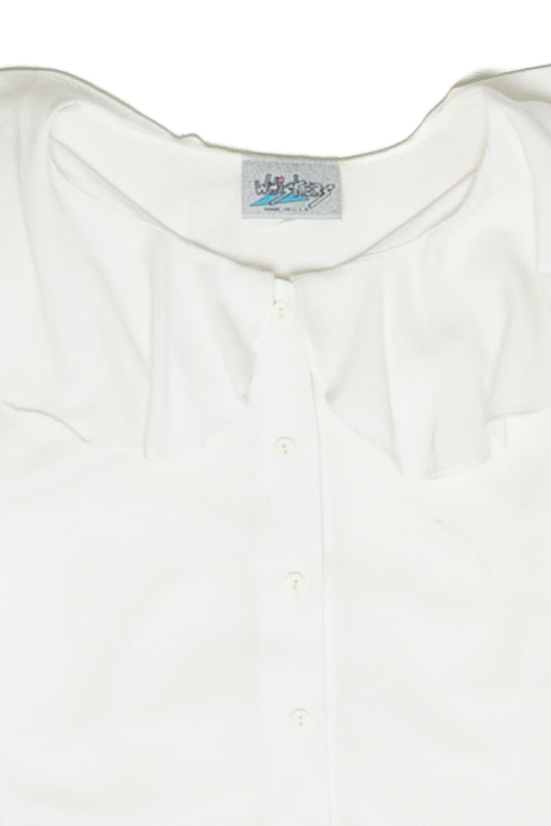 Vintage Whiskers Ruffled Top
