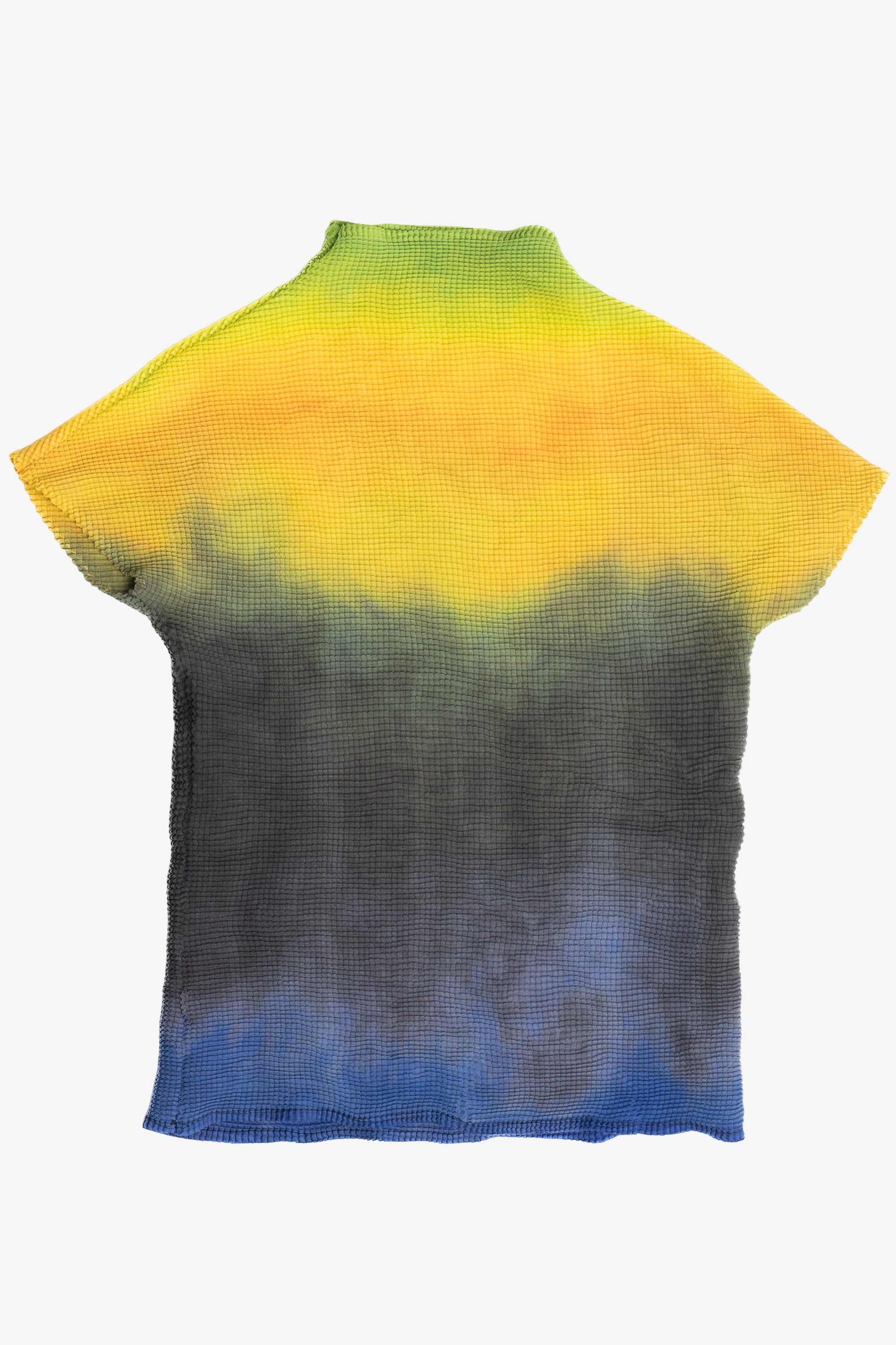 Y2K Gradient Stretchy Crinkle Top (2000s)