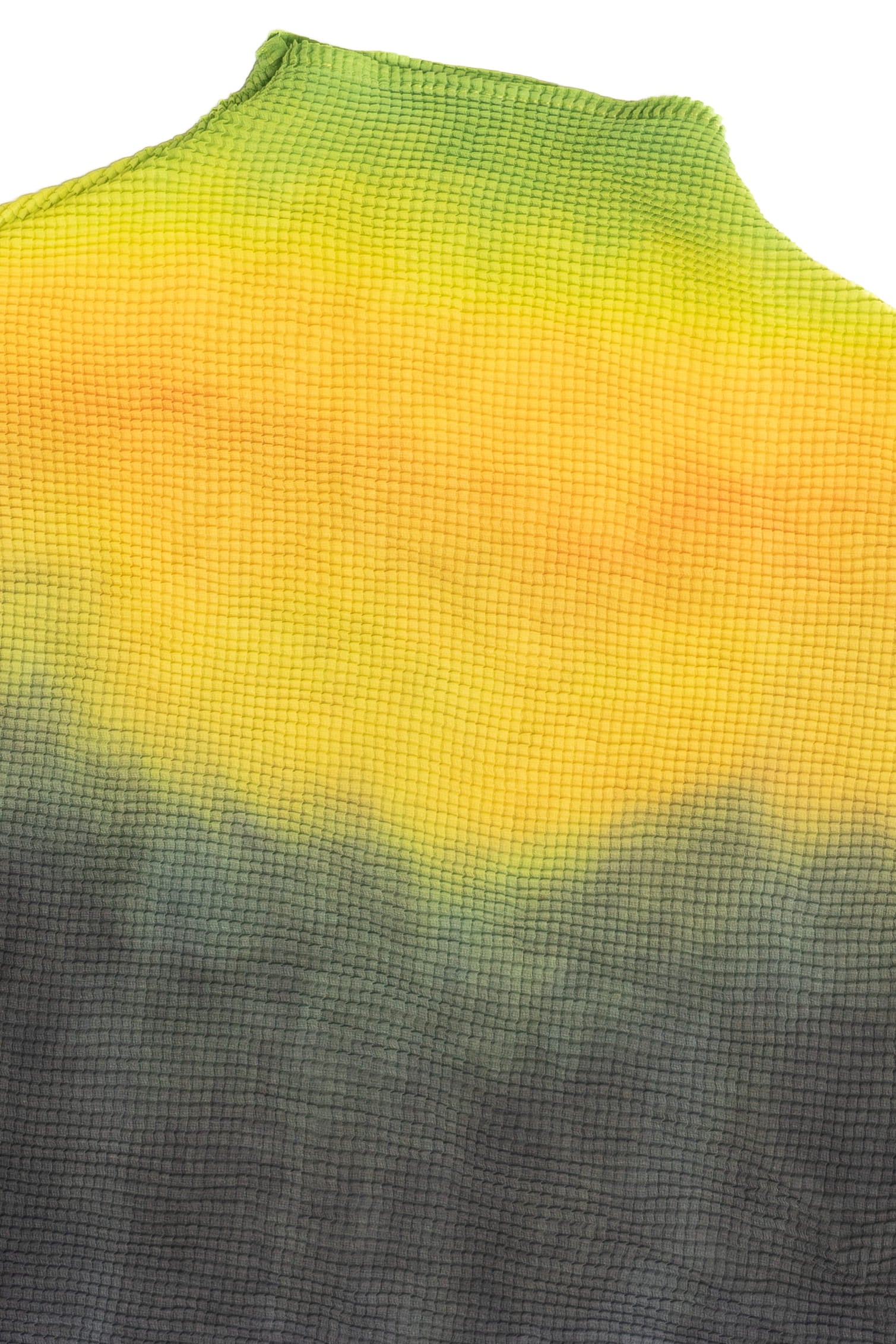 Y2K Gradient Stretchy Crinkle Top (2000s)