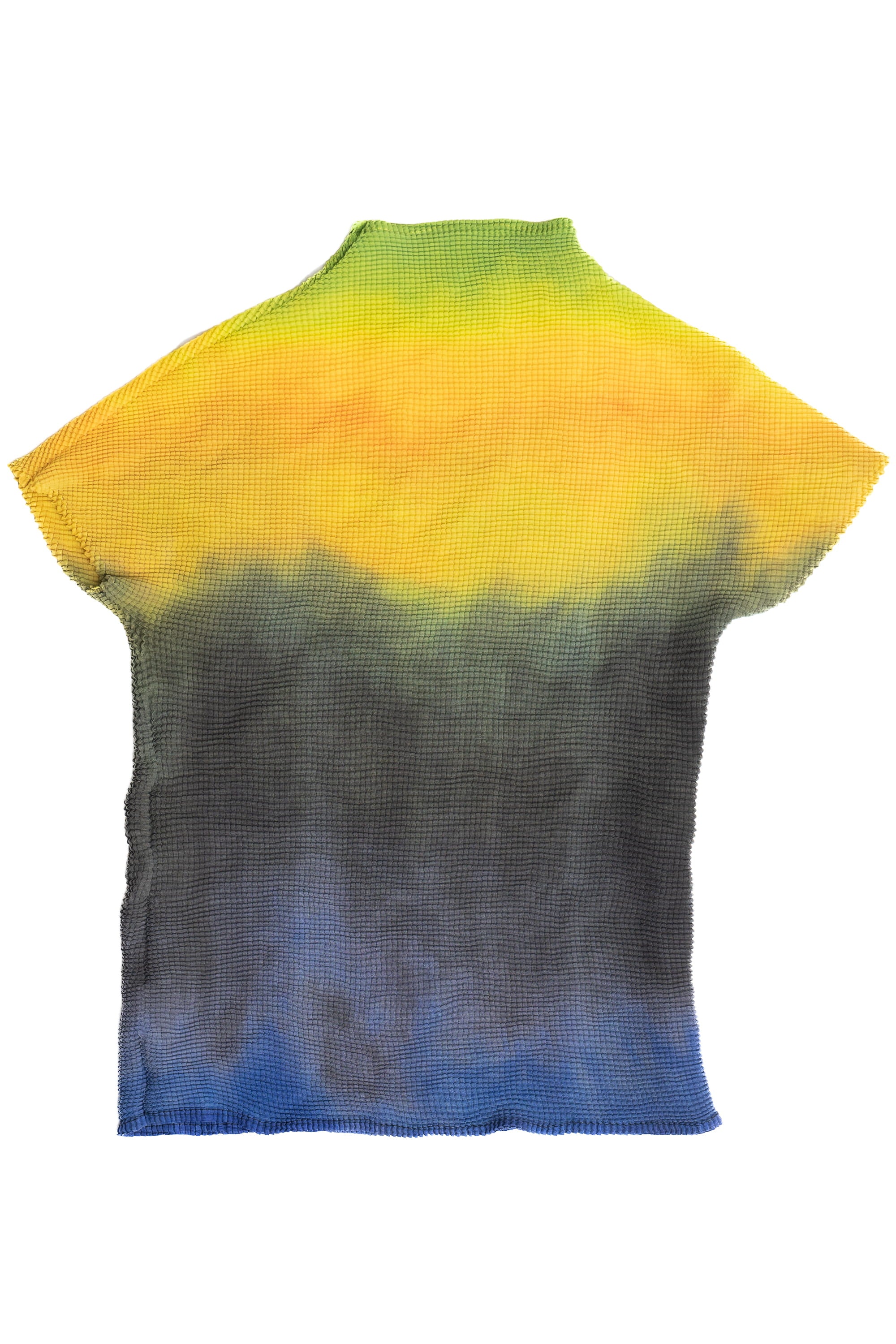 Y2K Gradient Stretchy Crinkle Top (2000s)