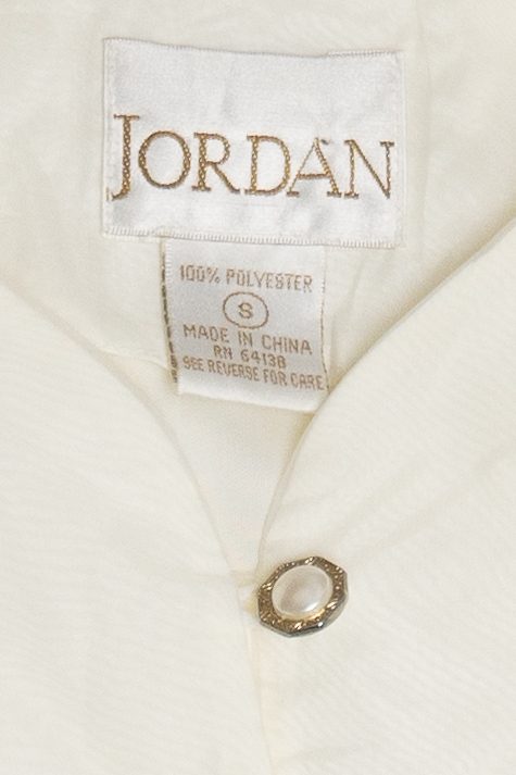 Vintage Bridal Tulle Sleeve Adjustable Waist Tie Top