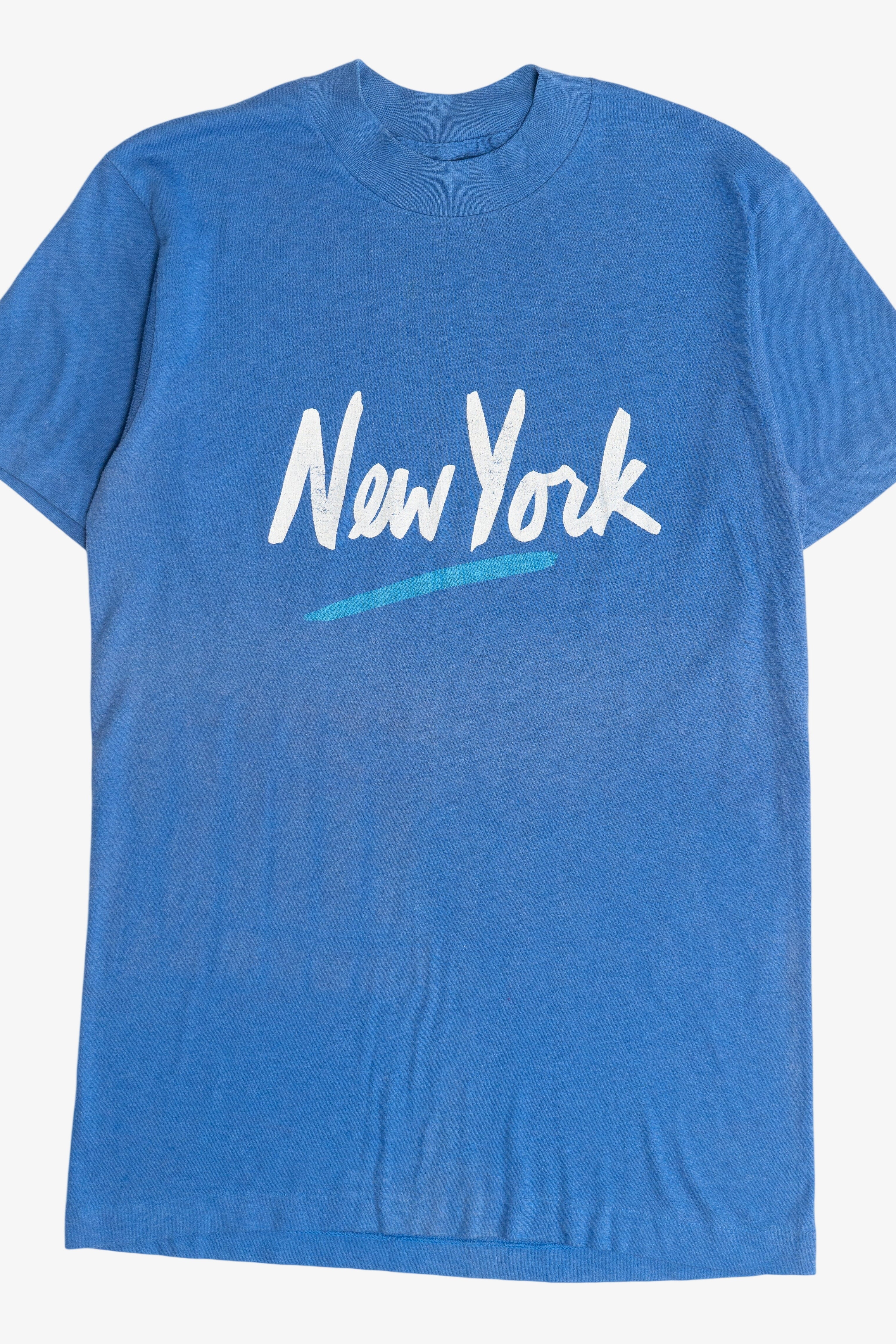Vintage "New York" Sun Faded Single Stitch T-Shirt (1990s)