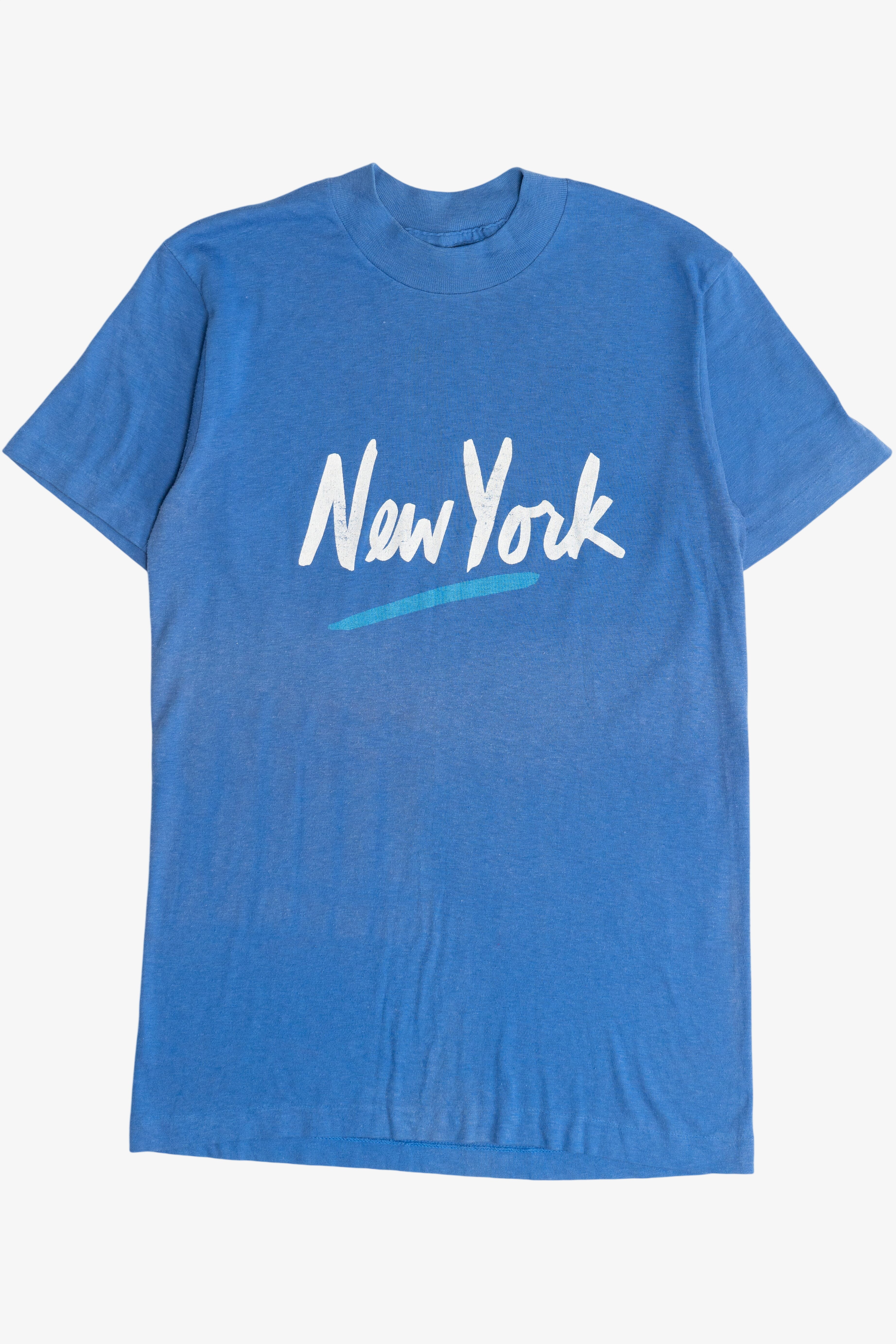 Vintage "New York" Sun Faded Single Stitch T-Shirt (1990s)