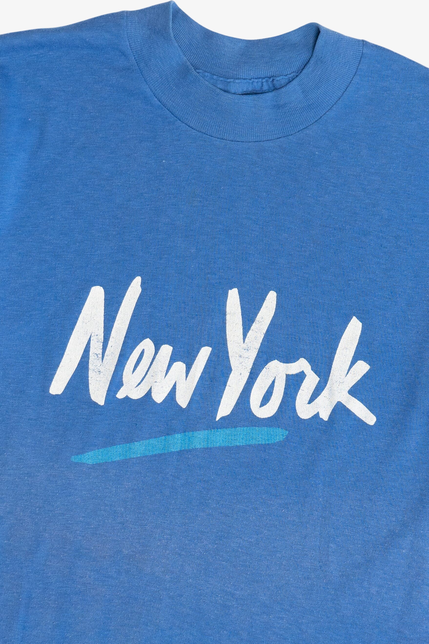 Vintage "New York" Sun Faded Single Stitch T-Shirt (1990s)