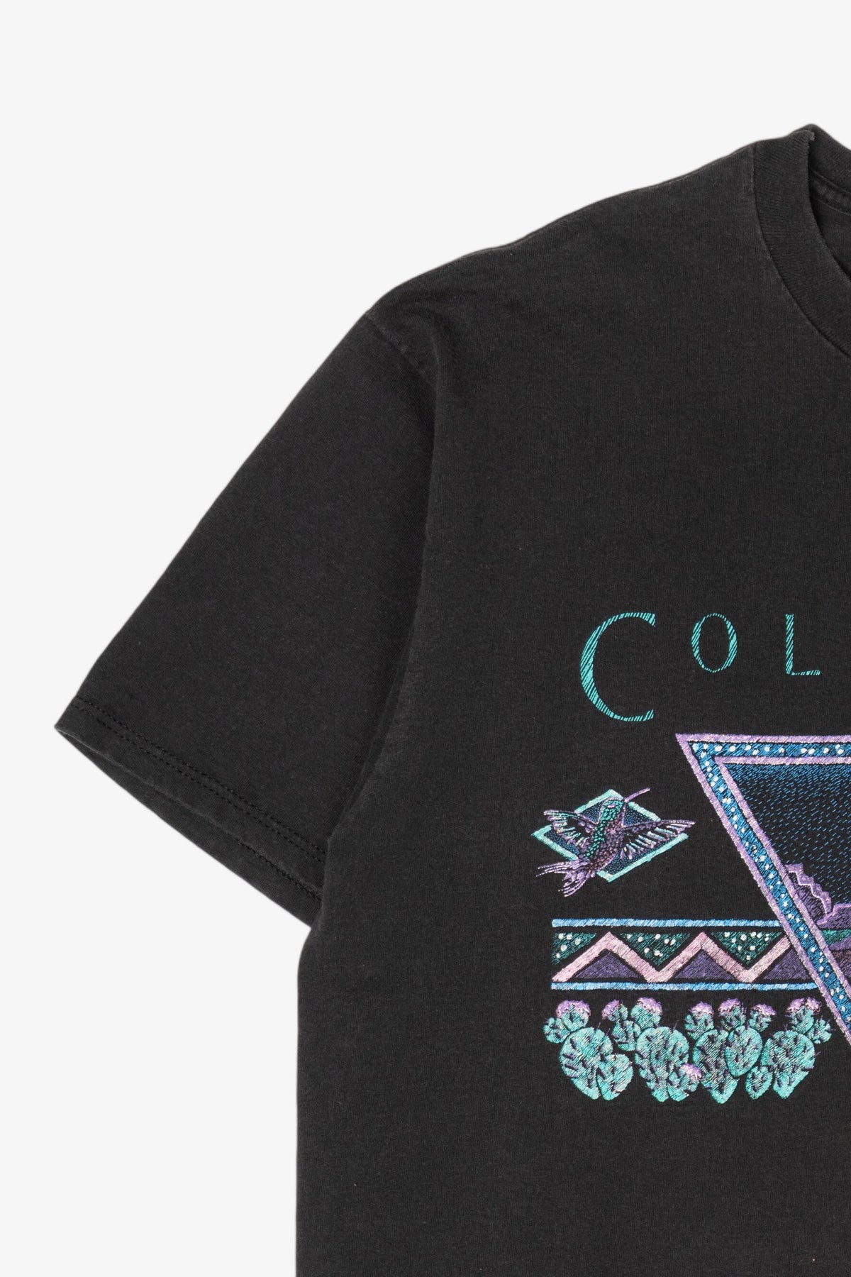 Vintage Black Colorado Jerzees T-Shirt (1990s)