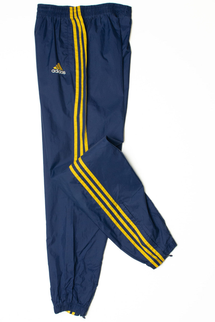 Vintage Adidas Navy/Gold Track Pants 11106