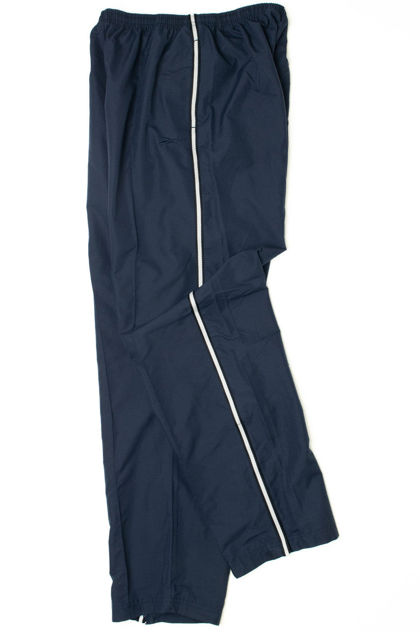 Reebok Navy Front Seam Track Pants 1114