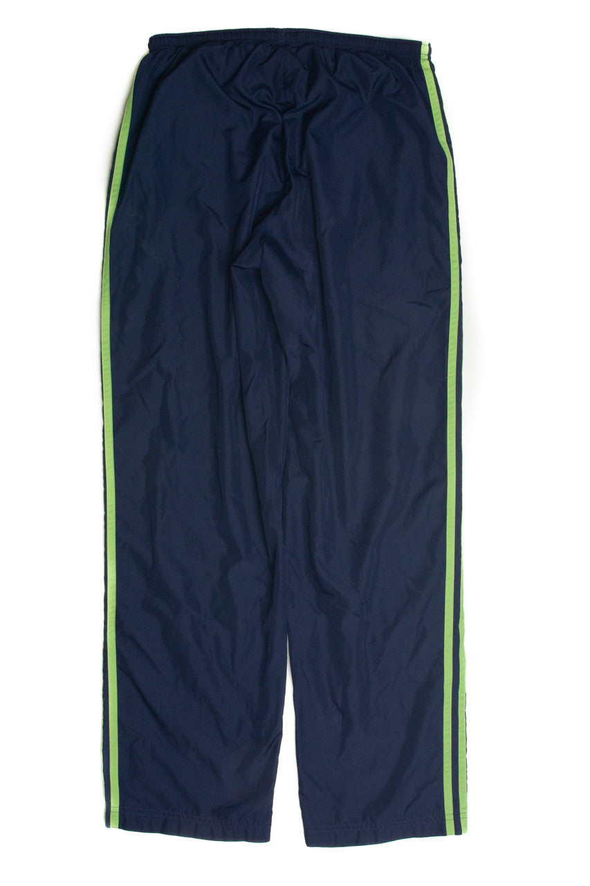 Vintage Navy and Green Adidas Track Pants
