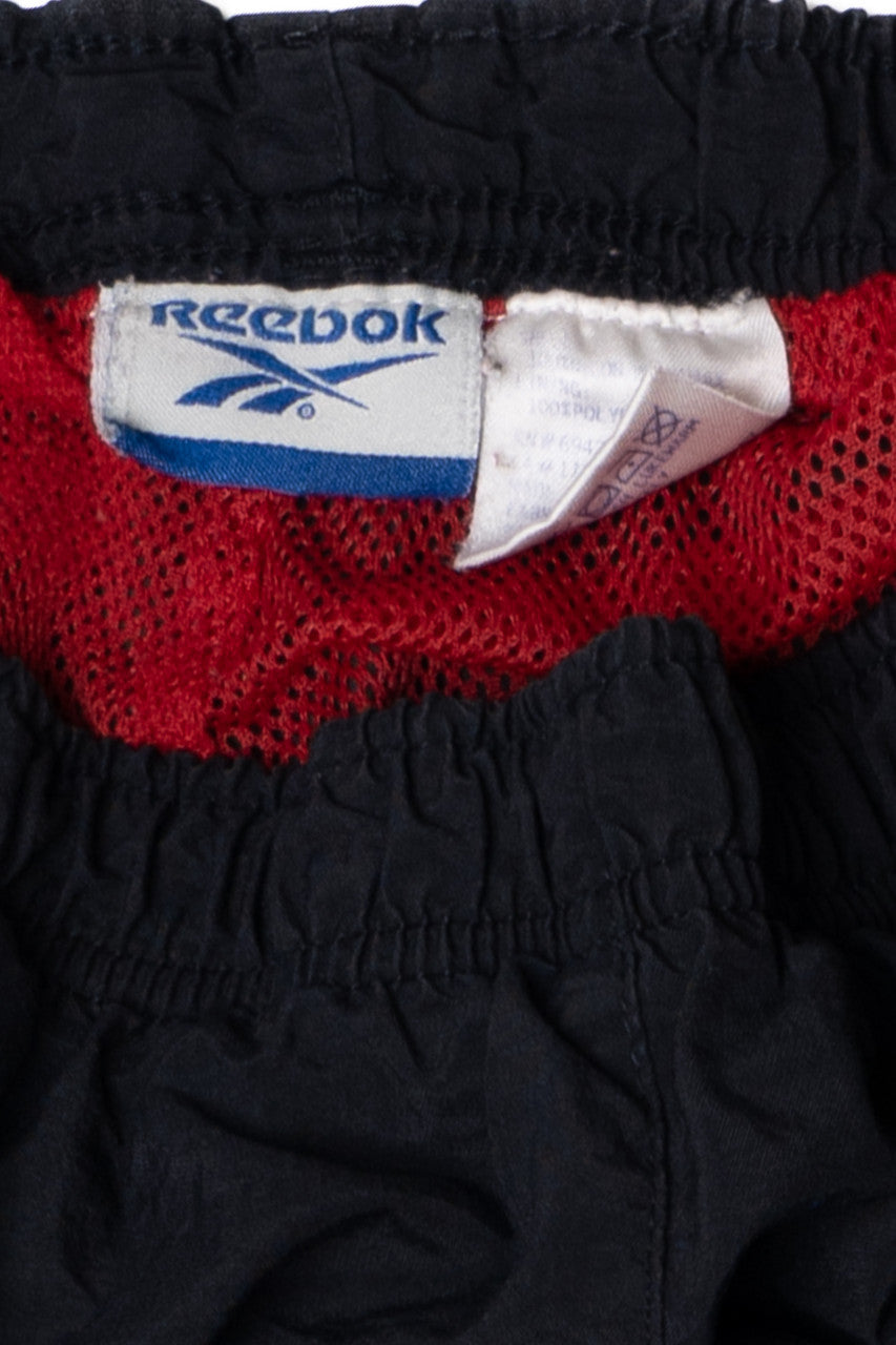 Vintage Reebok Embroidered Logo Mesh Lined Track Pants