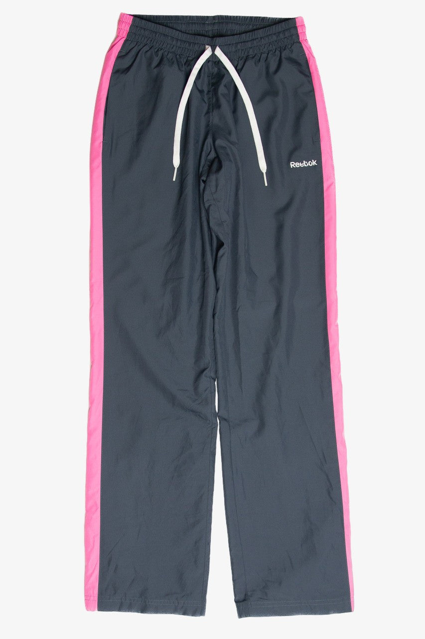 Reebok Gray And Pink Track Pants